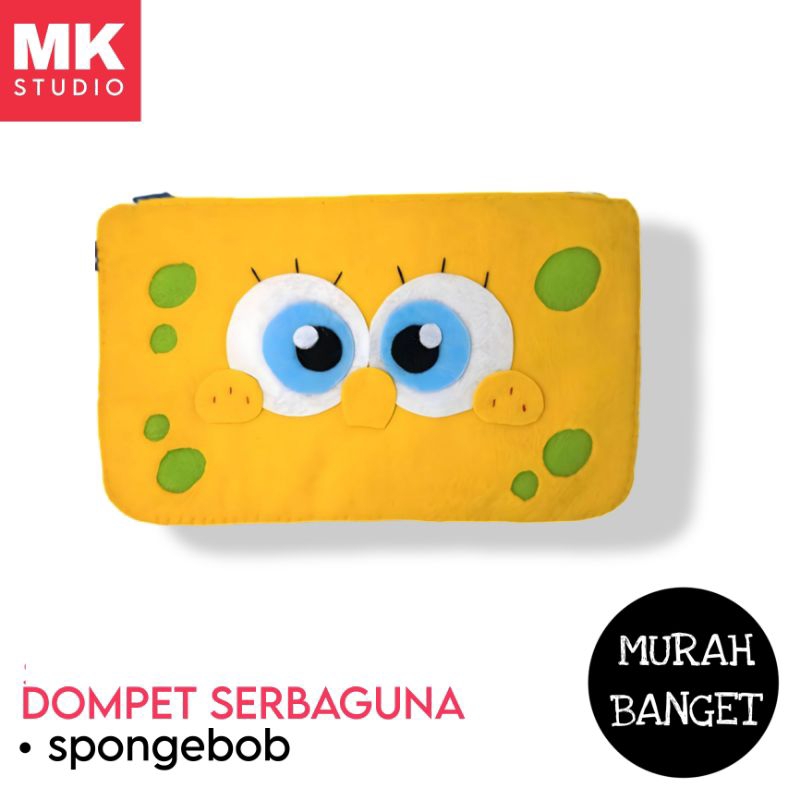 

Dompet / pouch kain flanel serbaguna karakter spongebob