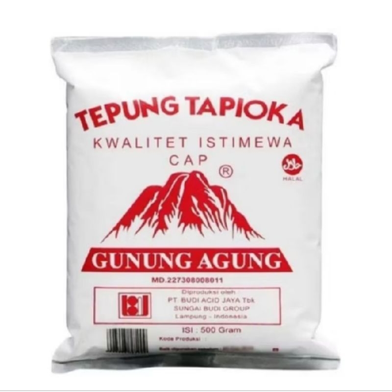 

TEPUNG TAPIOKA 500 GRAM GUNUNG AGUNG