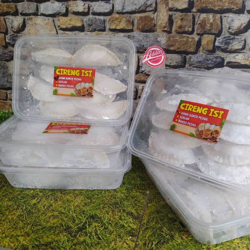 

Cireng isi ayam suwir pedas 8 pcs