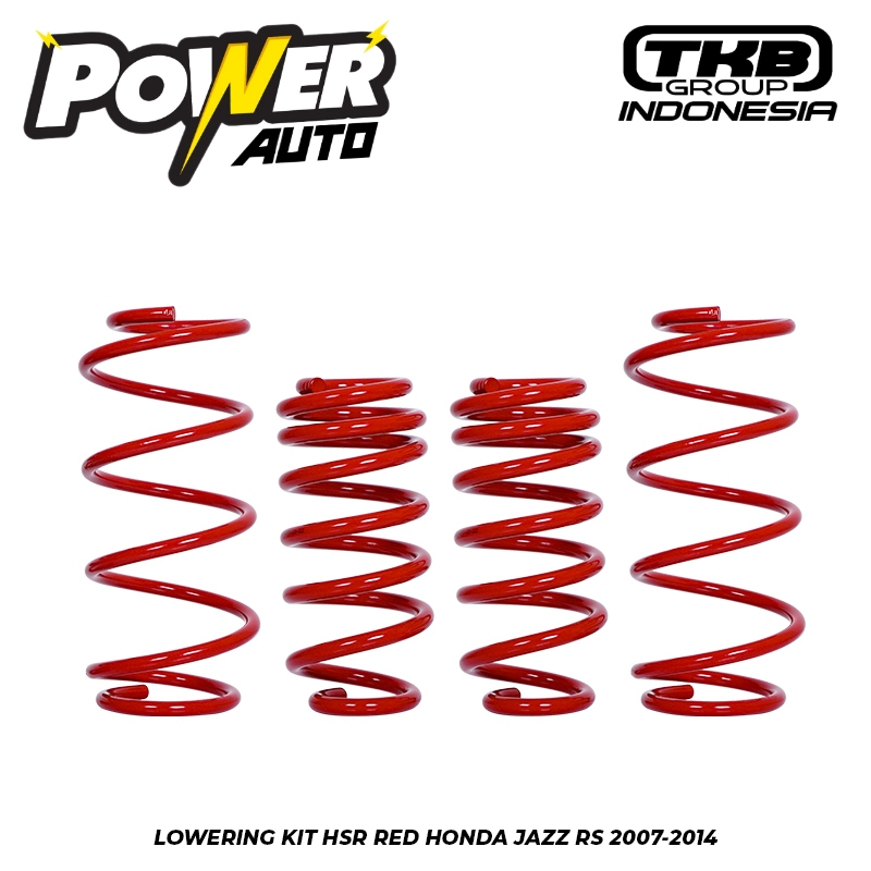 LOWERING KIT HSR RED HONDA JAZZ RS 2007-2014
