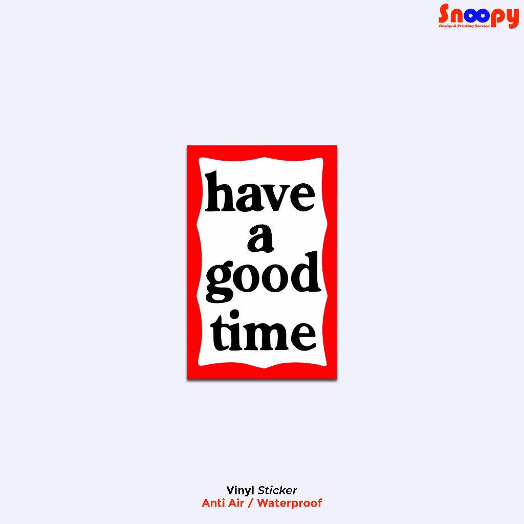 

Sticker Logo Brand Casual Stiker Vinyl Print Cut Satuan Waterproof