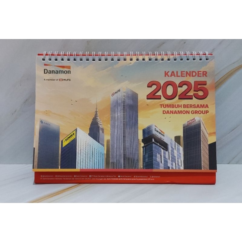

Kalender meja 2025 Bank