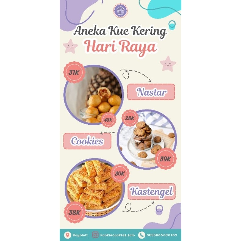 

Kue Kering Kastangel Home Made 1000% Halal.