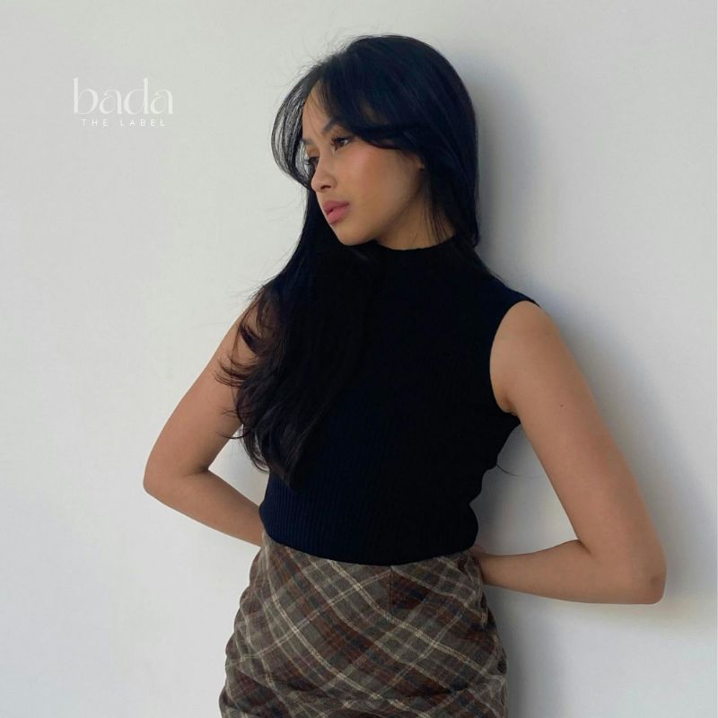 Miya Inner Rajut  Wanita | Sleeveless Turtleneck