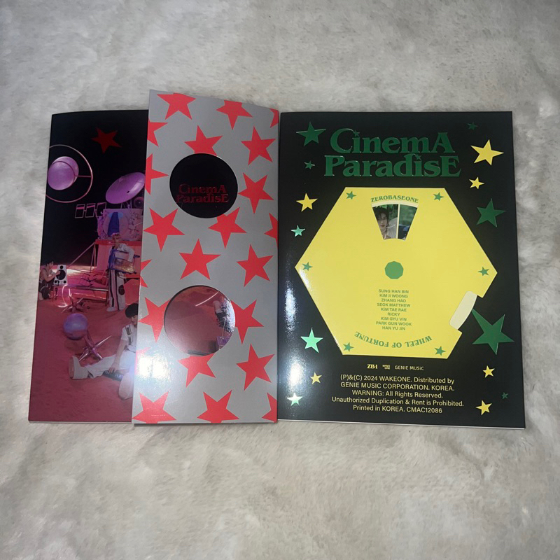 

Album Cinema Paradise Zerobaseone Photobook Only