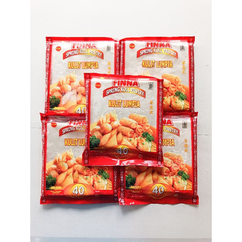 

Spring roll pastry 8.5 in FINNA ISI 40PC /kulit lumpia petak