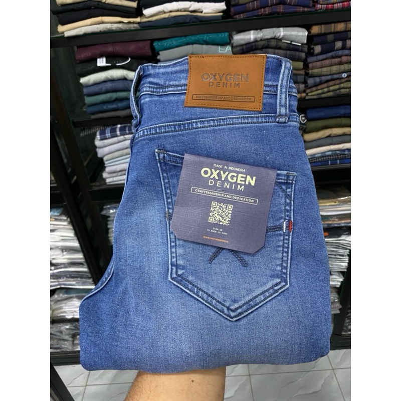 CELANA JEANS PRIA OXYGEN ORIGINAL HIGH QUALTY 100%