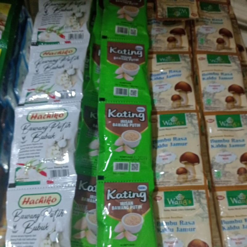 

bawang putih bubuk,,kaldu jamur sachet