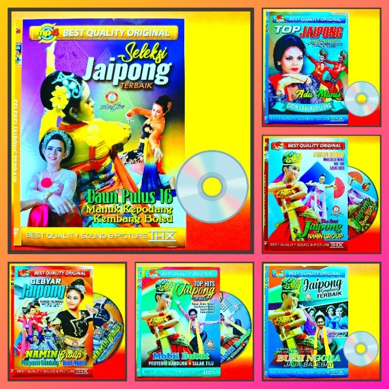 Kaset MP5 Video Musik Lagu Kumpulan Jaipong Campuran Album Pilihan Jaipongan Terlaris Dan Terpopuler