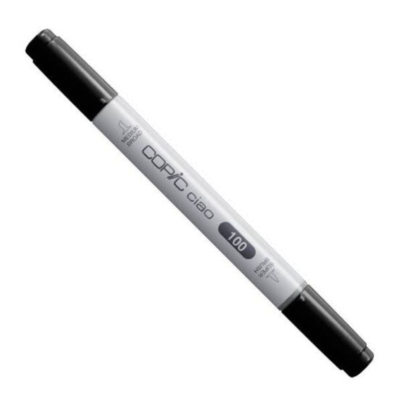 

Copic Ciao 100 black hitam penebal garis mewarnai menggambar crayon