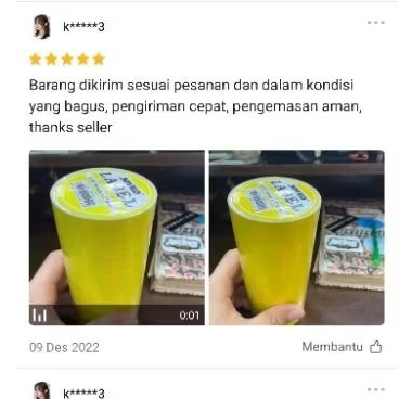 

Promo [JIB] BAYAR DI TEMPAT 10 ROLL Label Harga Joyko Kuning 2 Baris isi 10 Roll LineStiker Price