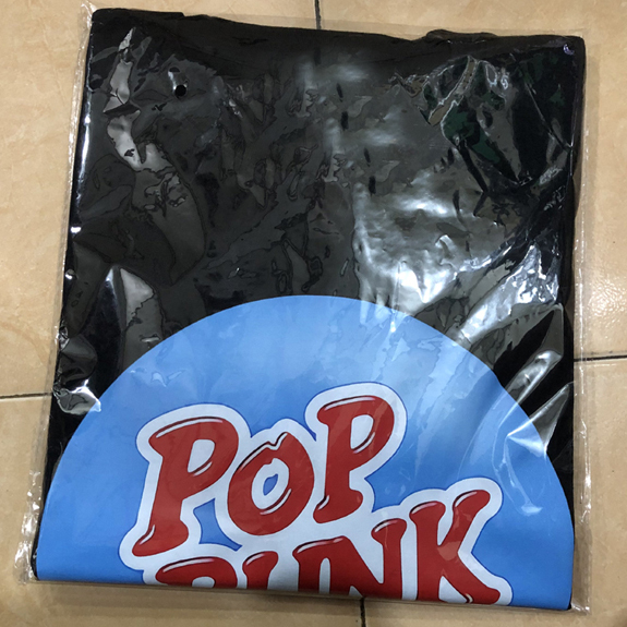 READY STOCK | LANGSUNG ORDER AJA | Kaos Pop Punk Attitude Pop Mie Punk Tshirt Hitam Casual 100% Cott