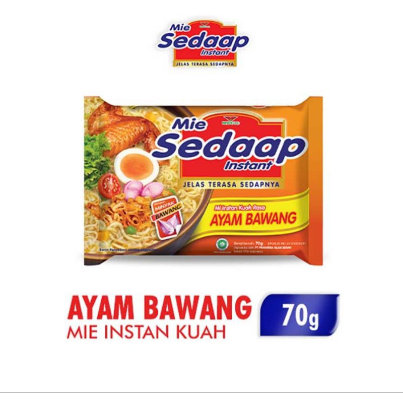 

Sedaap Mie Instant Ayam Bawang 70 g