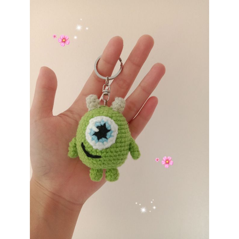 Monster Inc Mike Wazowski Keychain