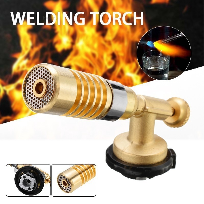 Gas Portable Torch Kepala Las Flame Gun bakar sate seafood BBQ Blow Torch Flame Gun