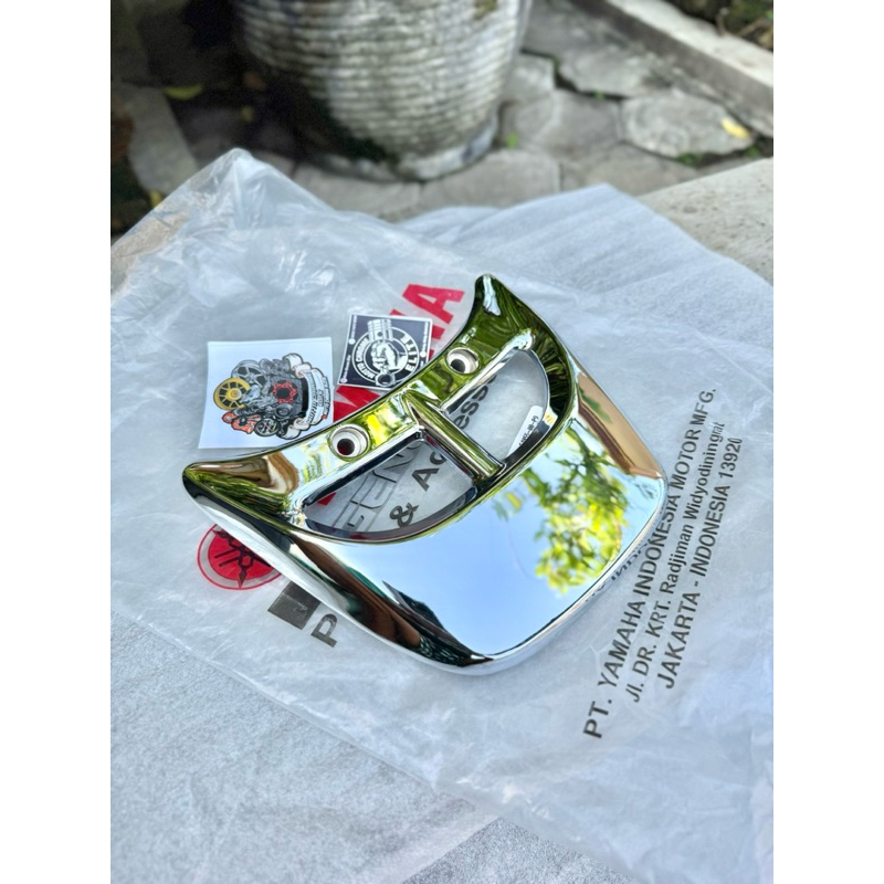 100% ORIGINAL YAMAHA BARU CROME KROM CHROME BEHEL BEGEL BELAKANG FIZR F1ZR FIZ R F1Z