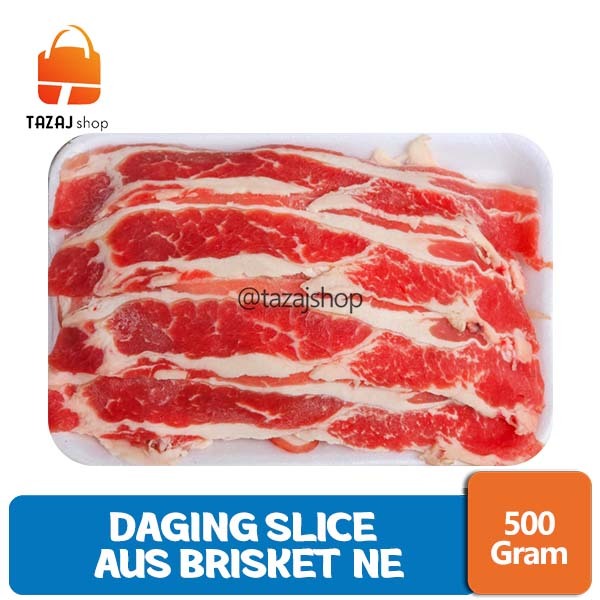 

Daging Slice Yoshinoya Brisket NE AUS Premium Lemak 500gr