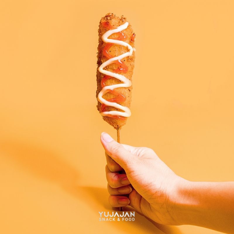 

Corndog Mozarella Frozen By Yujajan Snack & Food