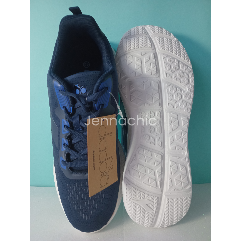 DIADORA HAROLD | WARNA NAVY | ORIGINAL ASLI | SEPATU OLAHRAGA | MODEL TALI | ANTI SLIP