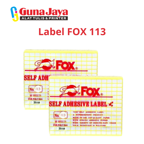 

Label FOX 113 - Sticker Label
