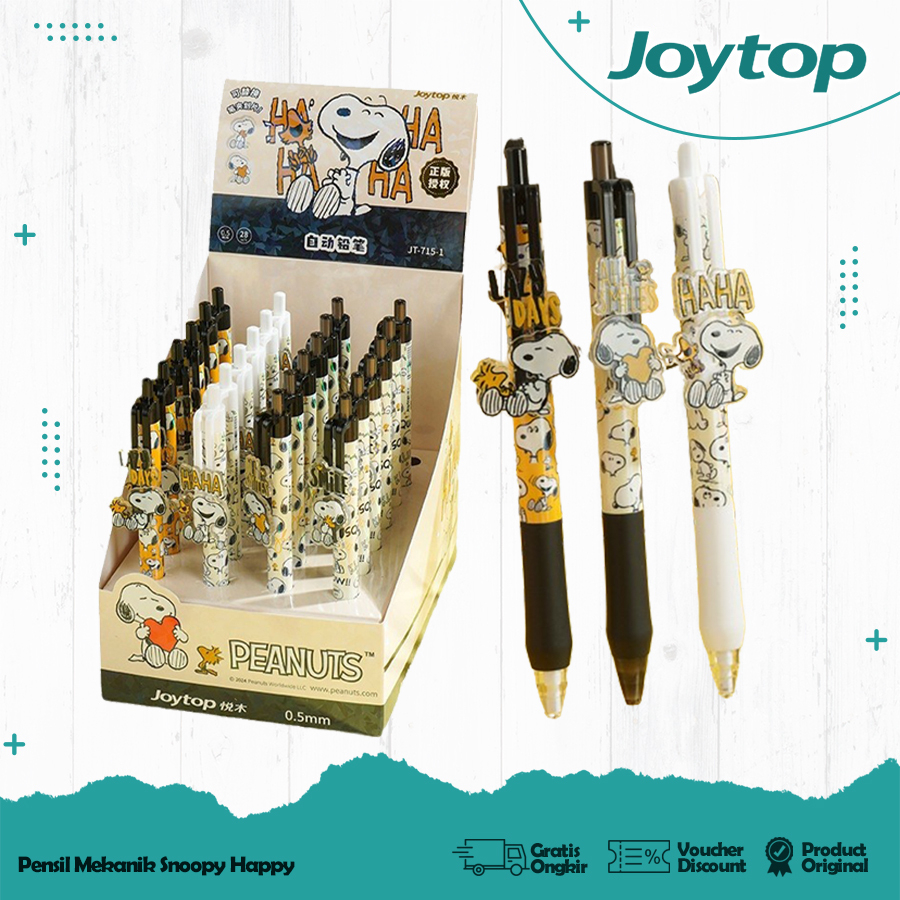 

JOYTOP 1 PCS Pensil Mekanik/ Pulpen Gel Pen Snoopy 0.5mm