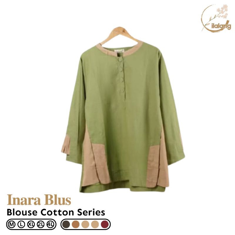 Inara Blouse Baju Jumbo Wanita Baju RM A007 - Ilalang Store