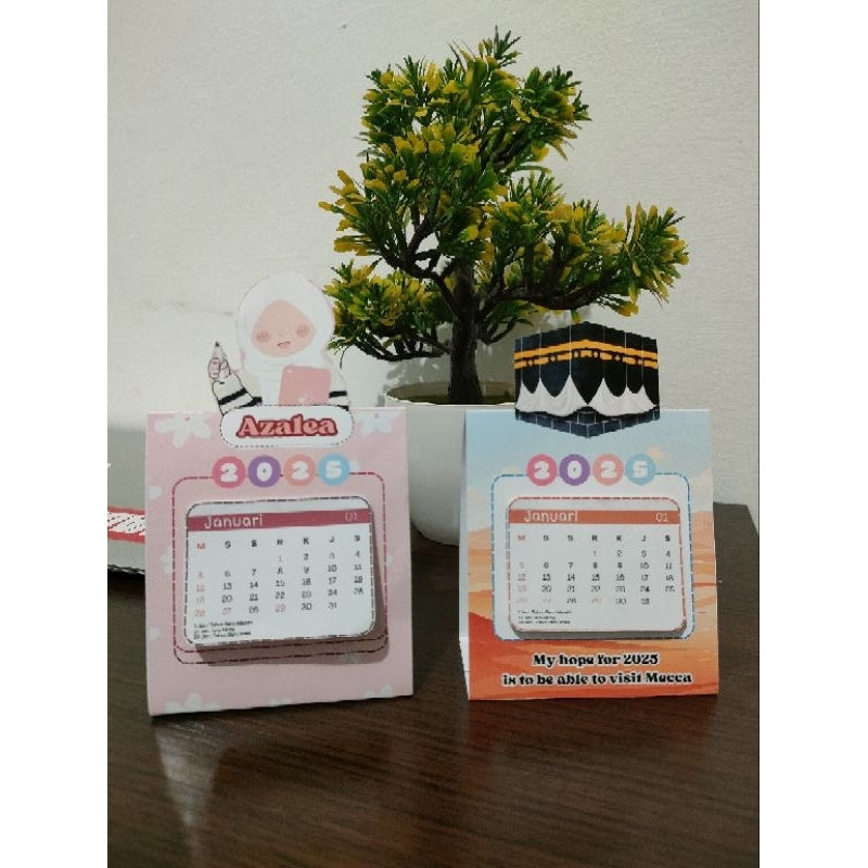 

kalender aesthetic 2025/kalender meja/kalender duduk