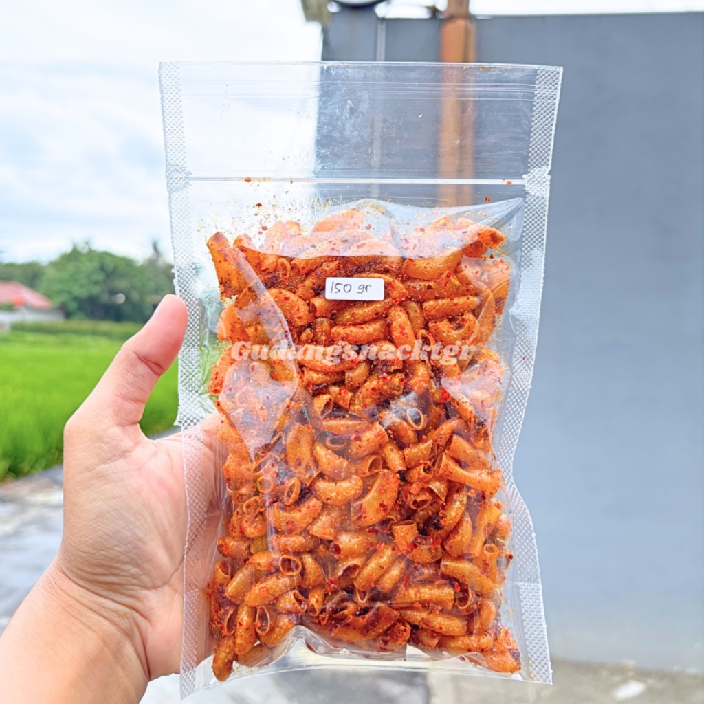 150 GR MAKARONI CIKRUH PEDAS DAUN JERUK  MAKARONI BASAH