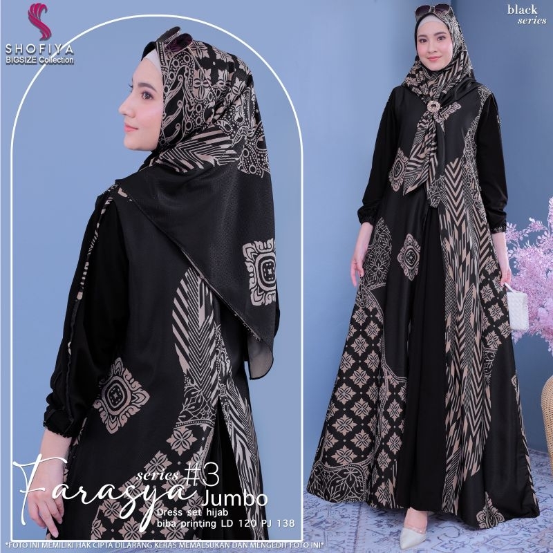 gamis set farasya terbaru dari shofiya ori