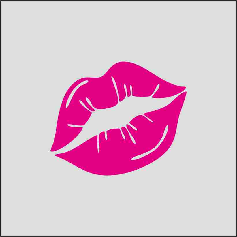 

Cutting Sticker - Stiker Barbie Lips 4x3.3cm