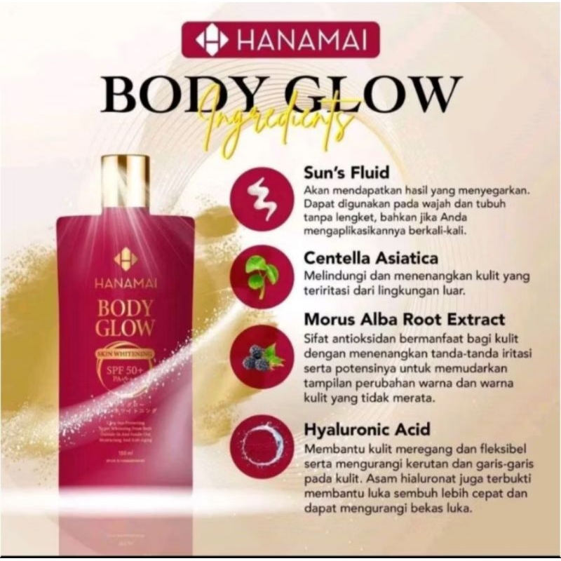 HANAMAI BODY GLOW SKIN WHITENING
