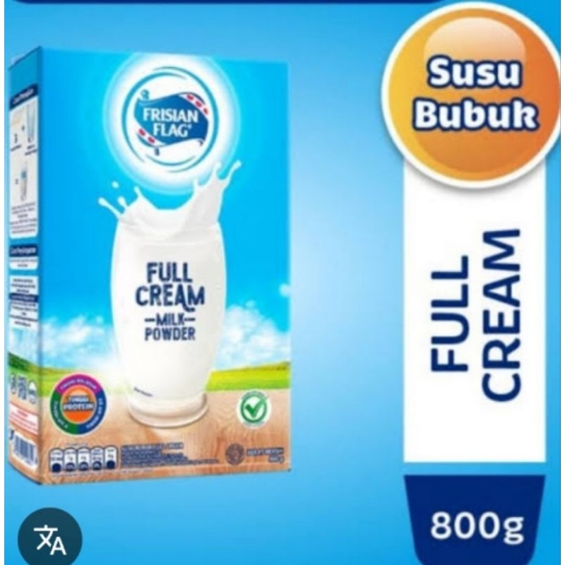 

susu bubuk frisian flag full cream 800gr murah