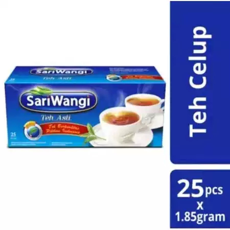 

Sariwangi Teh Celup Asli BOX Isi 25 Kantong Sari Wangi