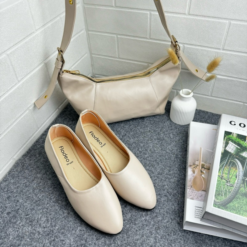 Beli 1 Gratis 1 Sepatu Flatshoes Fladeo Wanita SK Promo Gratis Tas Selempang