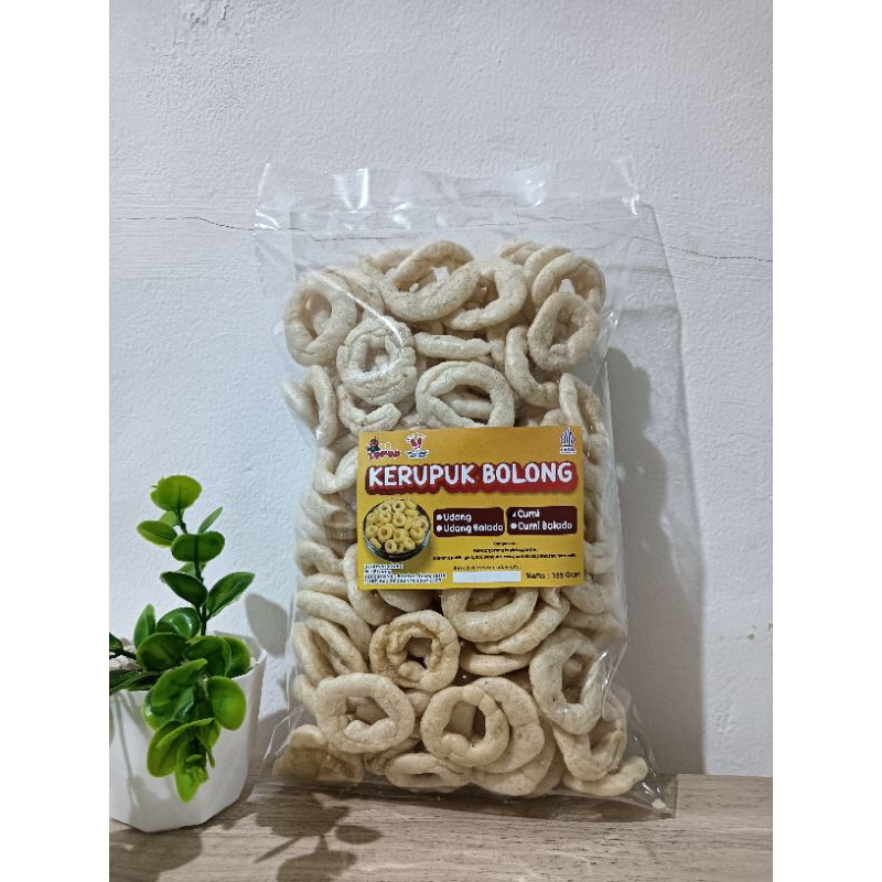 

Kerupuk Bolong Cumi 155gram