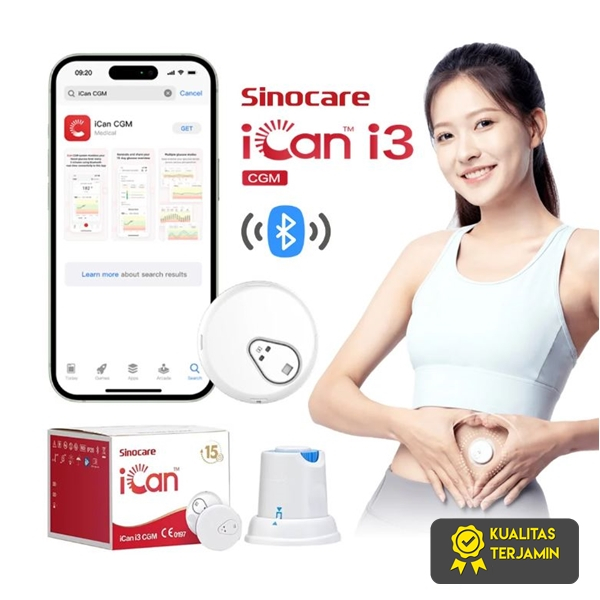 Sinocare iCan i3 Alat Cek Gula Darah Tanpa Tusuk Jarum untuk Diabetes