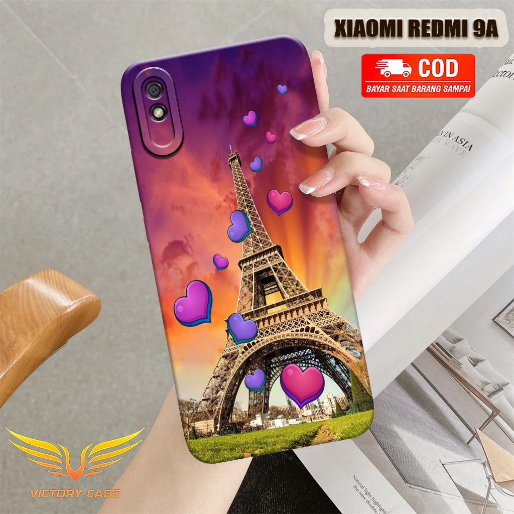 New Paris Case - Softcase Xiaomi Redmi 9A Terbaru - Case Hp Xiaomi Redmi 9A - Casing Xiaomi Redmi 9A