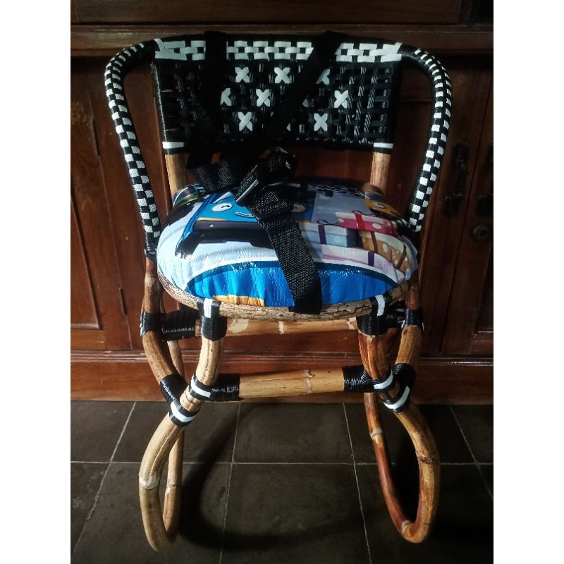 Mamolly_Mart Kursi Rotan Boncengan Anak Motor Aerox Lilitan Setengah & Full Dengan & Tanpa Sabuk