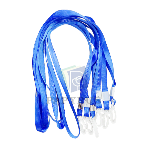 

TALI ID CARD / TALI NAME TAG / LANYARD BIRU KAIT PLASTIK