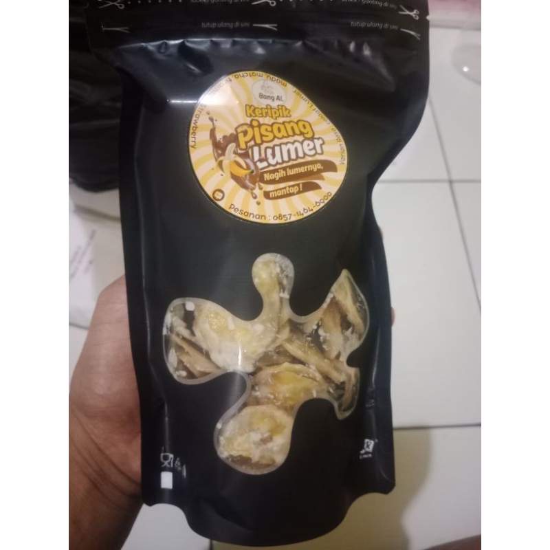 

keripik pisang lumer stand pouch