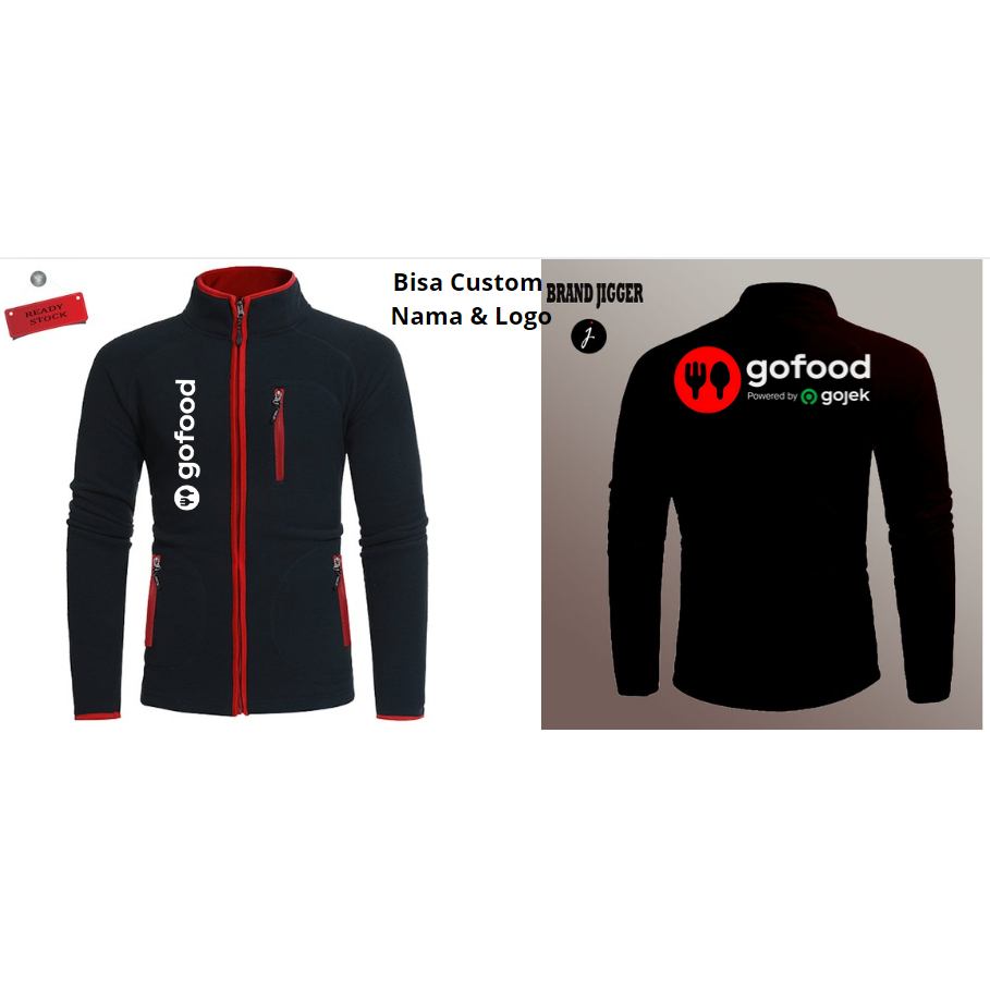 Jaket Hoodie GoFood | Jaket Ojol Ojek | Jaket Go Food Gojek | Jaket Motor | Hoodie Zipper