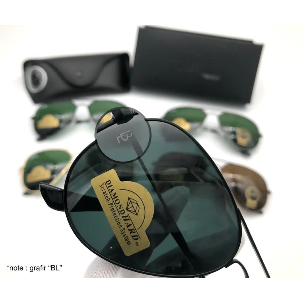 KACAMATA HITAM TITANIUM KEREN GAYA FASHION WANITA PRIA BRANDED