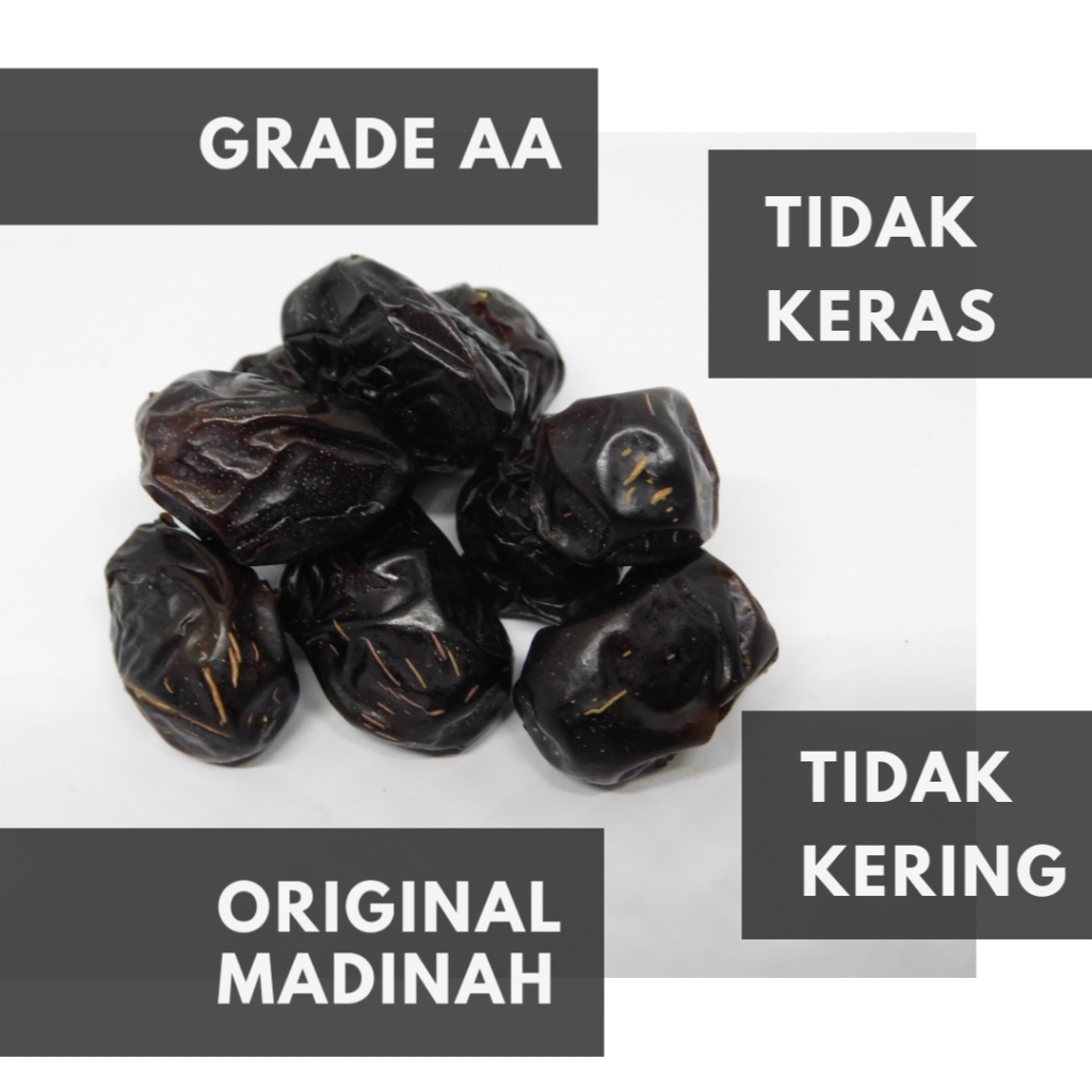 

[GROSIR MURAH] KURMA AJWA 110 GR PAKET TAKJIL