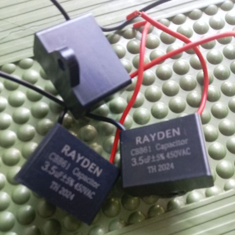 Kapasitor Kipas Angin CBB61 1.5UF 2UF 2.5UF 3UF 3.5UF 4UF 4.5UF 1.2UF 1,8uf ready