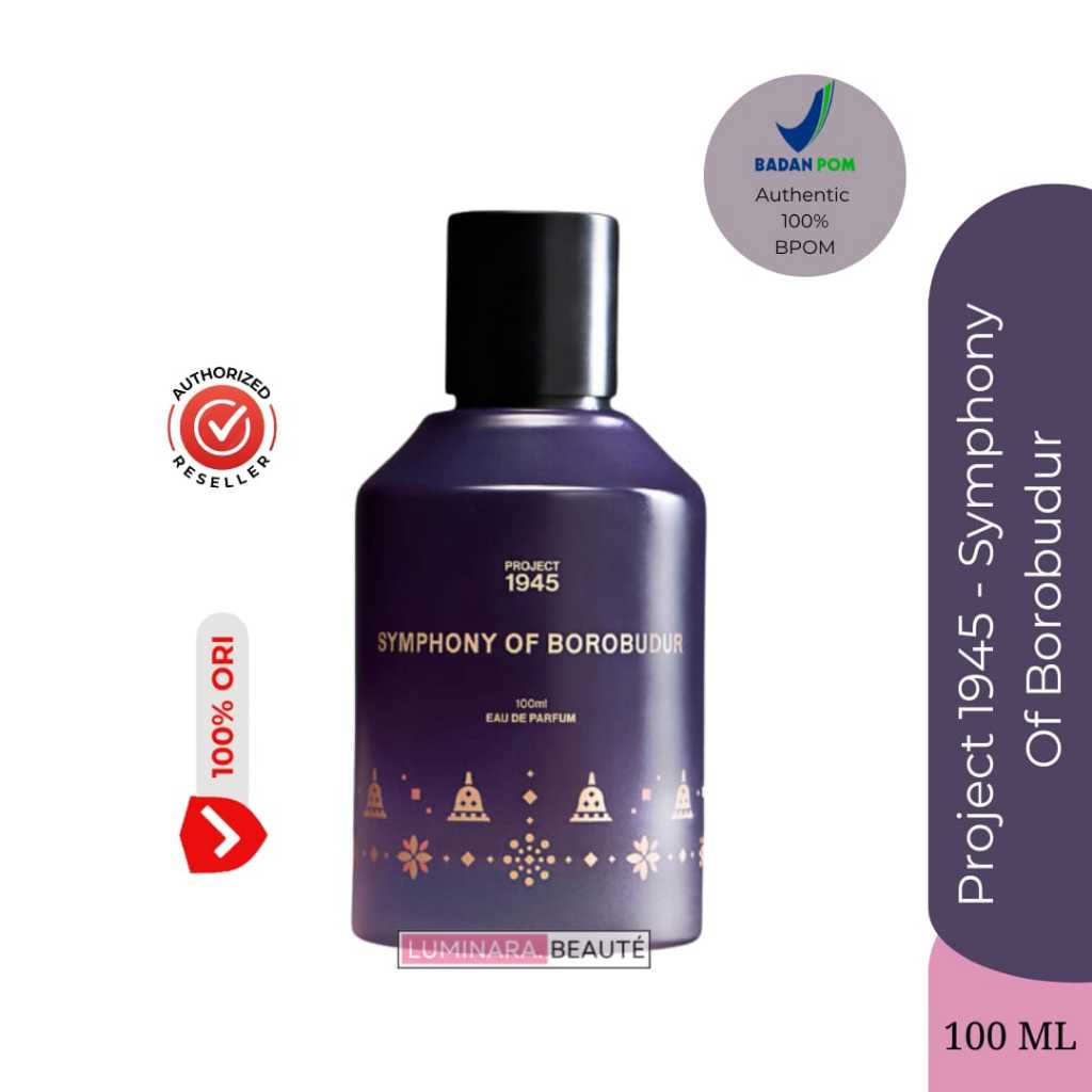 Project 1945 Symphony of Borobudur Perfume Wewangian Badan EDP Parfum Unisex 100ml