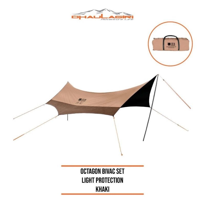 Flysheet Octagon Bivac Set Light Protection Dhaulagiri - Flysheet Pelindung Tenda