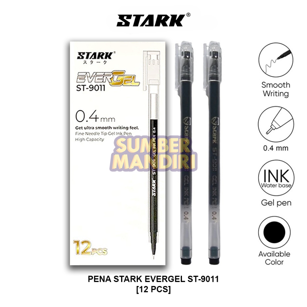 

Ball Pen Pulpen Pena STARK ST-9011 Gel Pen [12 PCS]