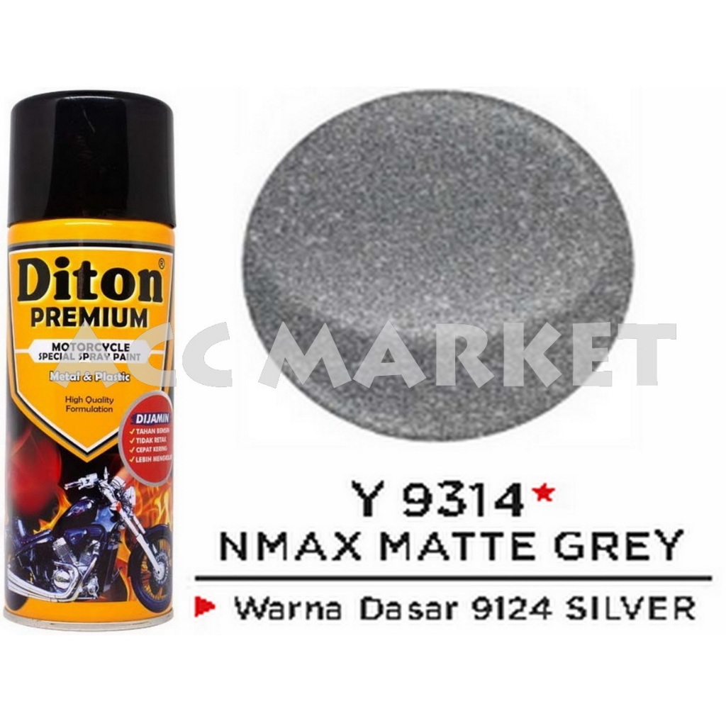 Pilox Diton Premium Pilok Pylox Abu Nmax Matte Grey 9314