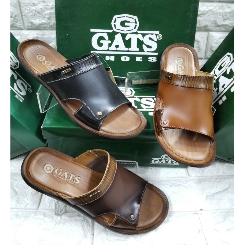 SENDAL GATS SHOES JK 703 KULIT PRIA TERBARU ORIGINAL