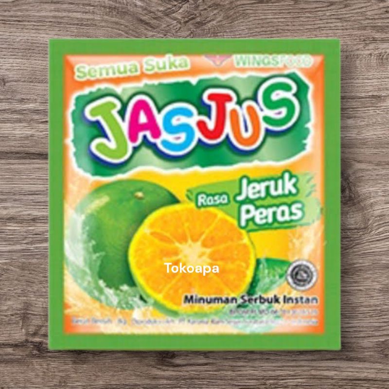 

Jasjus Rasa Jeruk Peras 1 Renceng (10sachet)